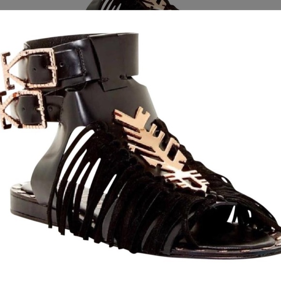 Beautiful and Rock Ivy Kirzhner Fringe Sandal. NWB - Picture 1 of 8